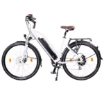 NCM Milano Plus 28-Zoll E-Trekkingbike in Weiß – komfortables Elektro-Trekkingrad für Stadtfahrten, Pendeln und längere Touren