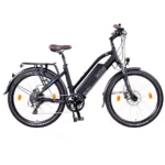 NCM Milano Plus E-Trekkingbike Schwarz 26-Zoll– robustes Elektro-Trekkingrad für lange Strecken und Alltagstouren