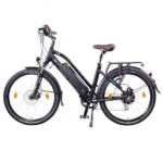 NCM Milano Plus E-Trekkingbike in Schwarz 26-Zoll – leistungsstarkes Elektro-Trekkingrad für Pendler, Stadtfahrten und Outdoor-Touren