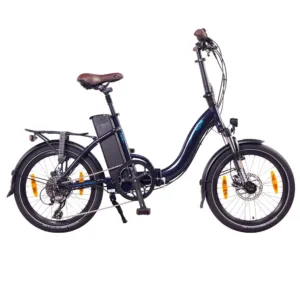 NCM Paris Plus E-Faltrad in Dunkel-Blau – kompaktes, faltbares E-Bike für urbane Mobilität und Stadtfahrten