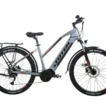 TOTEM Explorer E-Trekkingbike in Silber – komfortables Elektro-Tourenrad für Alltag und längere Strecken