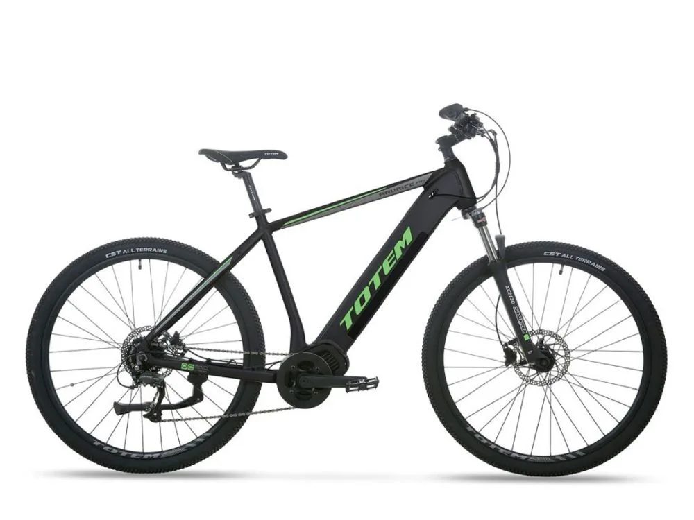 TOTEM Maurice Pro E-Mountainbike in Schwarz – robustes Elektro-MTB für Offroad-Trails und anspruchsvolle Strecken