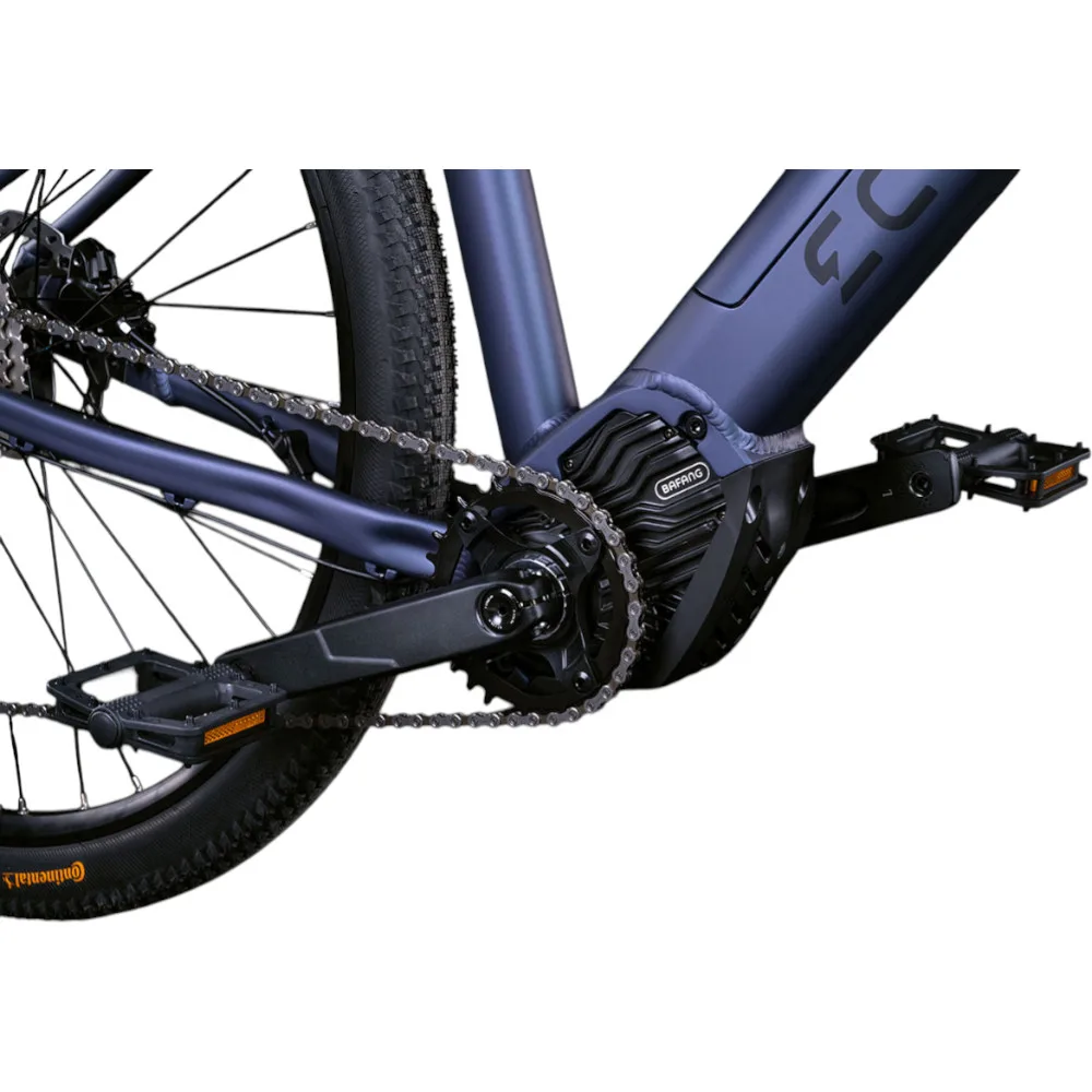 Mittelmotor der Marke Bafang eines Eonic One Bandit E-Bikes – Detailaufnahme