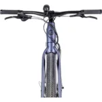 Vorderansicht eines Eonic One Bandit E-Bikes in Arctic Fire