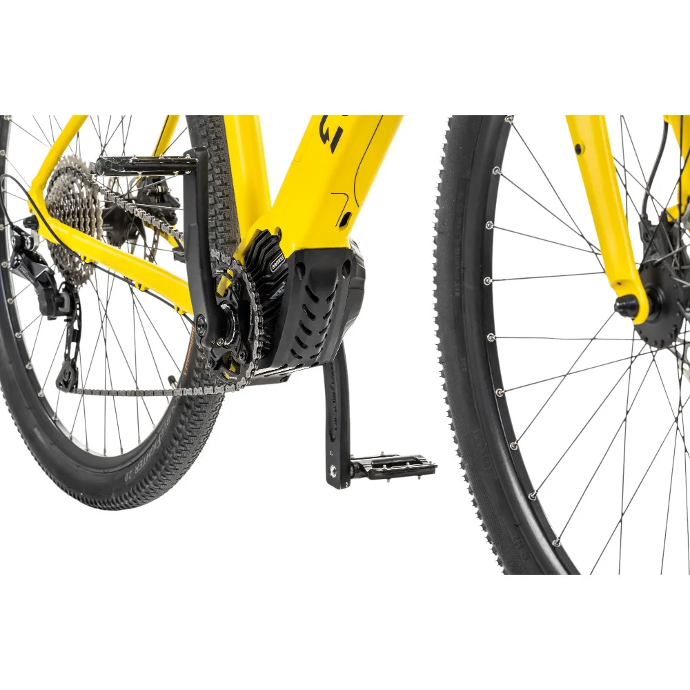 Detailansicht des Mittelmotors am Eonic One Bandit E-Bike