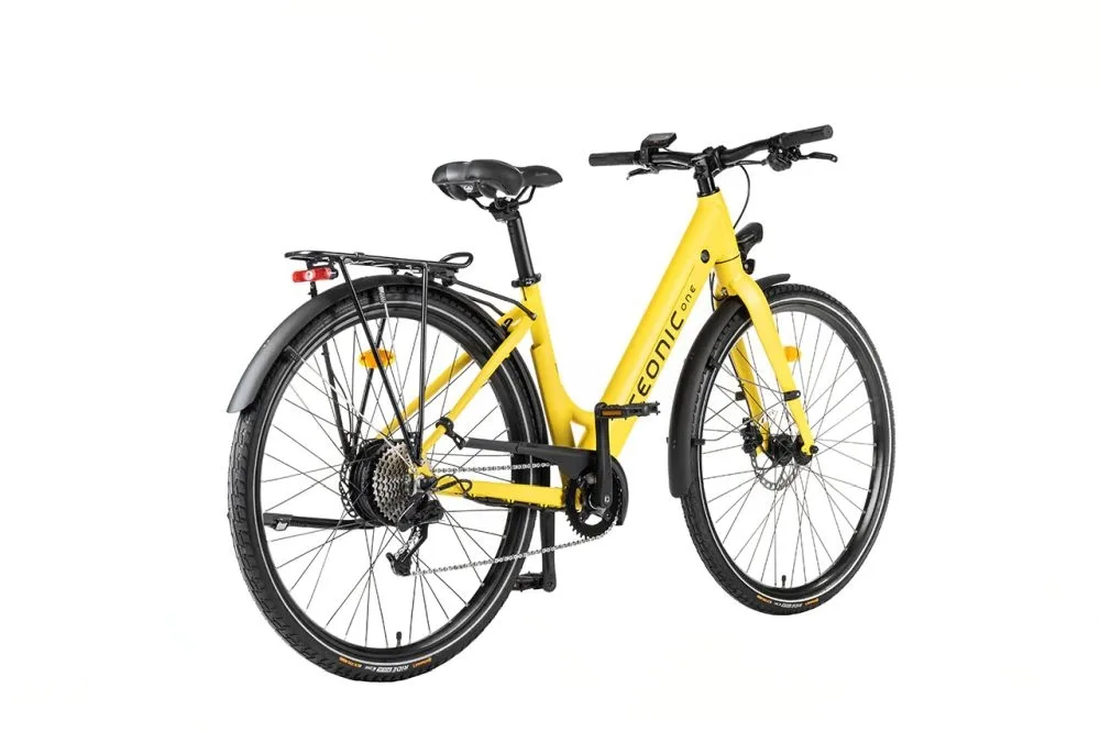 Eonic One Comfort Limited E-Citybike in Gelb – stylisches, komfortables Stadtrad für urbane Mobilität