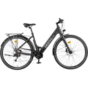 Eonic One Comfort Limited E-Citybike in Schwarz – komfortables Stadtrad für urbane Fahrten