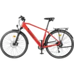 Eonic One Urban E-Trekkingbike in Rot – leistungsstarkes Trekking-E-Bike für lange Touren und Outdoor-Abenteuer