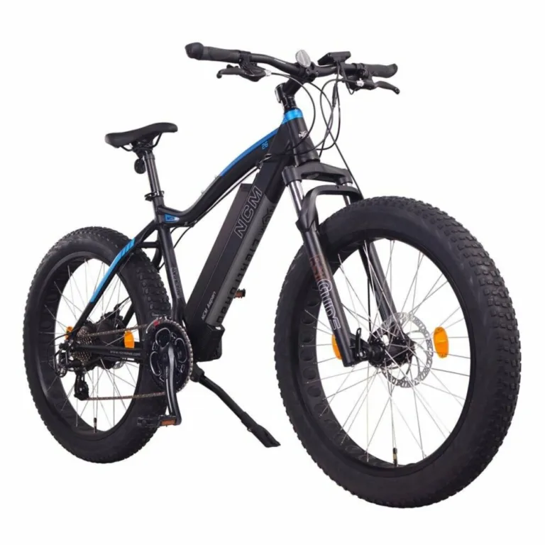 NCM Aspen Elektro-Fatbike in Schwarz – starkes Mountainbike für anspruchsvolle Gelände- und Trekkingstrecken