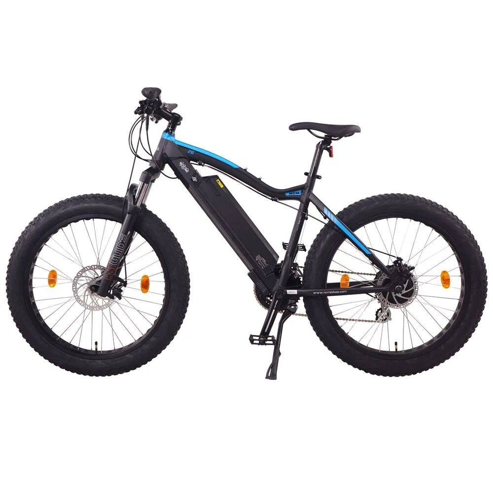 NCM Aspen E-Fatbike Schwarz – robustes Offroad-E-Bike für Schnee, Sand und raues Gelände