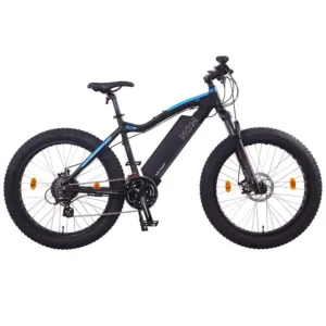 NCM Aspen E-Fatbike in Schwarz – robustes Elektro-Mountainbike für Offroad, Schnee und anspruchsvolles Gelände