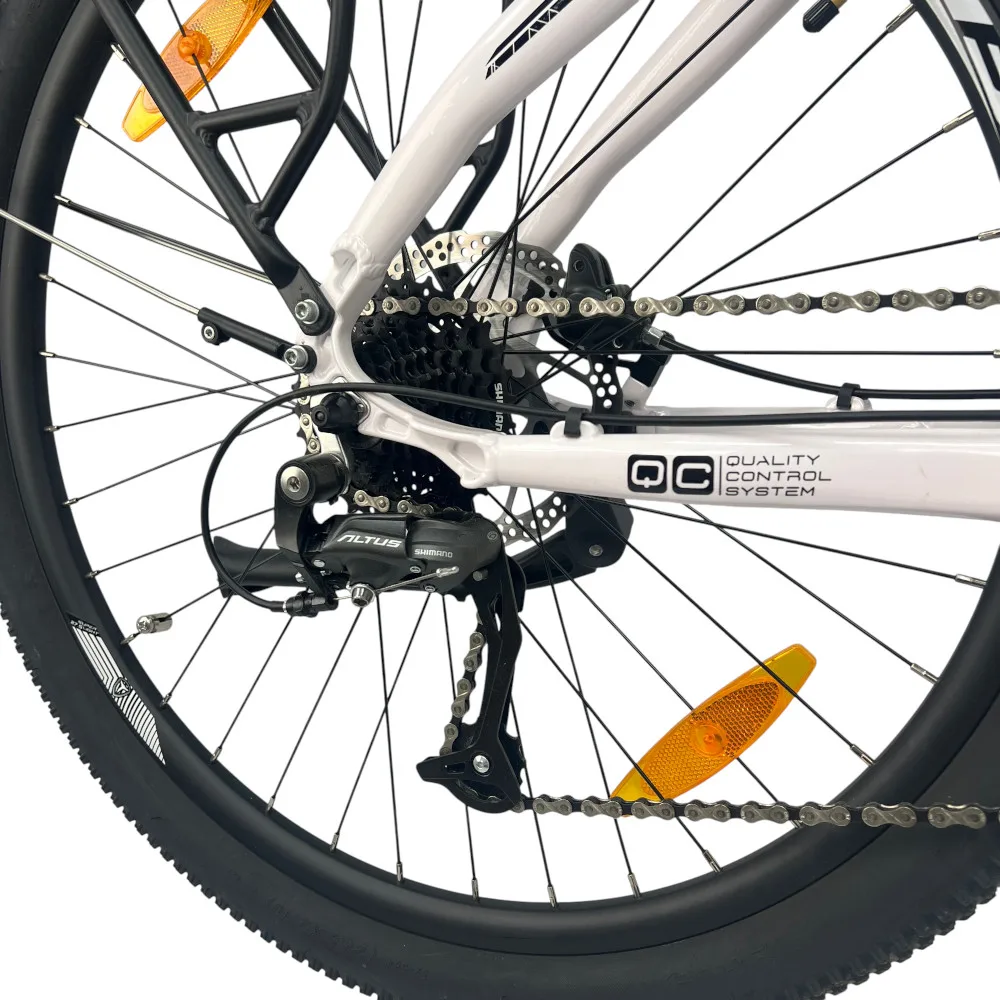 Heckmotor eines TOTEM E-Bikes – der Marke Shimano Detailaufnahme