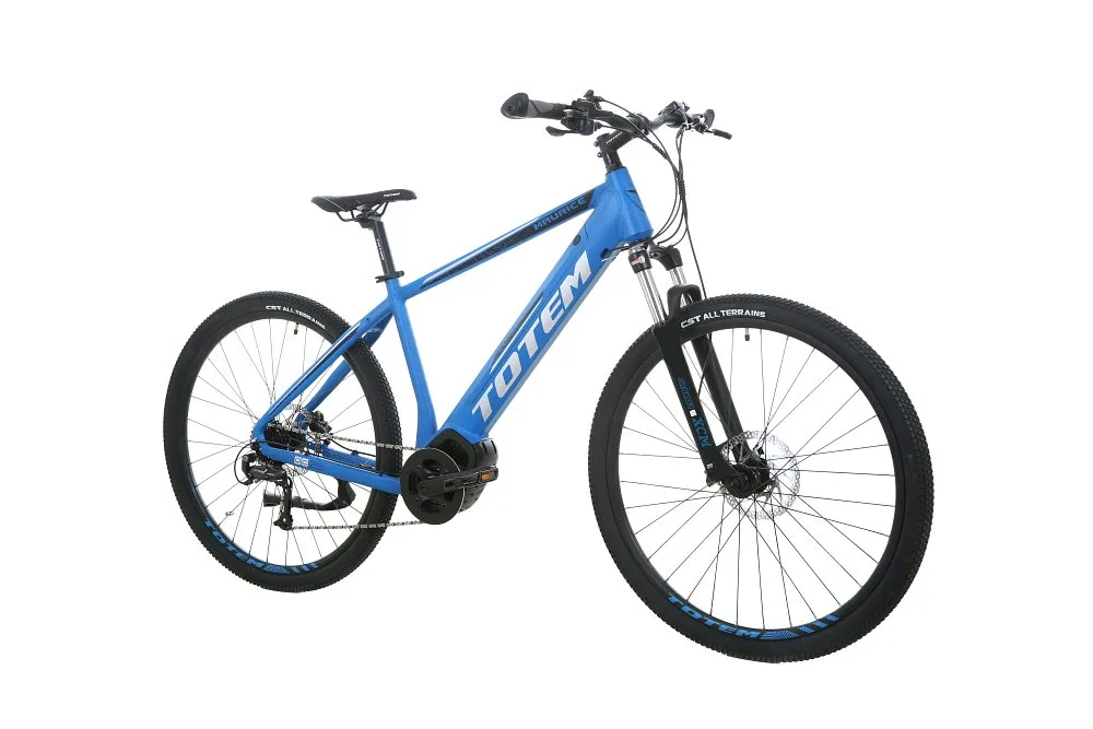 TOTEM Maurice E-Mountainbike in Blau – leistungsstarkes Elektro-MTB für Offroad-Trails und Outdoor-Abenteuer