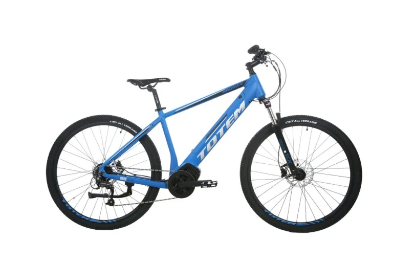 TOTEM Maurice E-Mountainbike in Blau – robustes Elektro-MTB für anspruchsvolle Trails und Offroad-Abenteuer