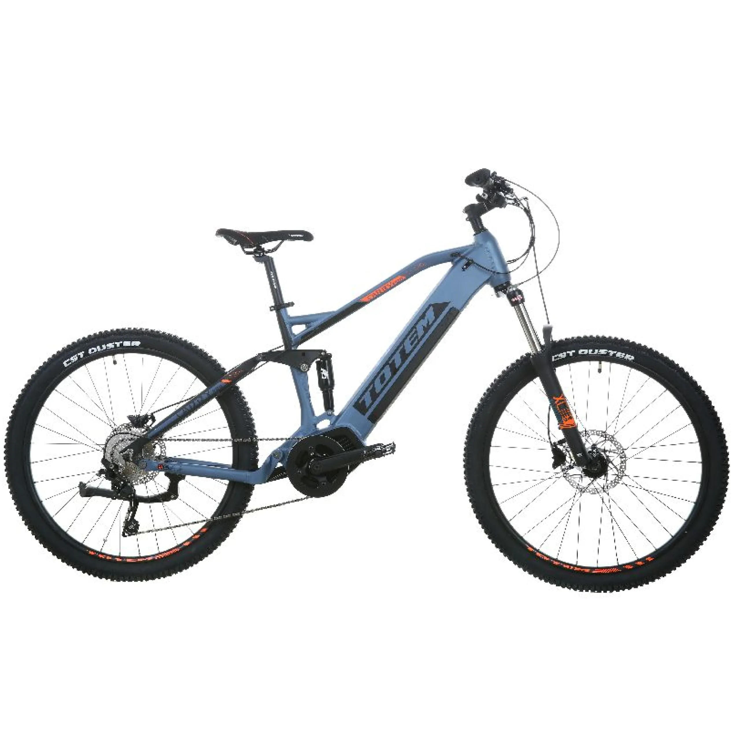 TOTEM Carry Pro E-Mountainbike in Blau – leistungsstarkes Elektro-MTB für anspruchsvolle Trails und Offroad-Abenteuer