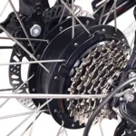 Schaltung eines NCM Paris Plus E-Bike – Detailaufnahme