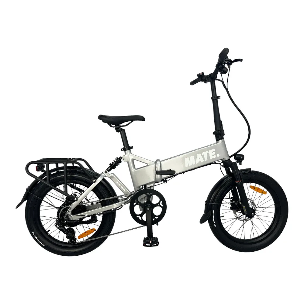 MATE FUSION Faltrad Silver Comet – flexibles E-Bike für städtischen Alltag und Pendler