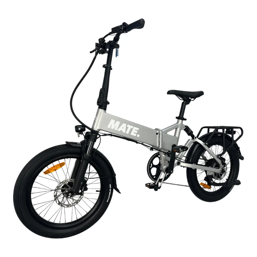 MATE FUSION Faltrad Silver Comet – kompaktes E-Bike für urbane Mobilität und Pendler