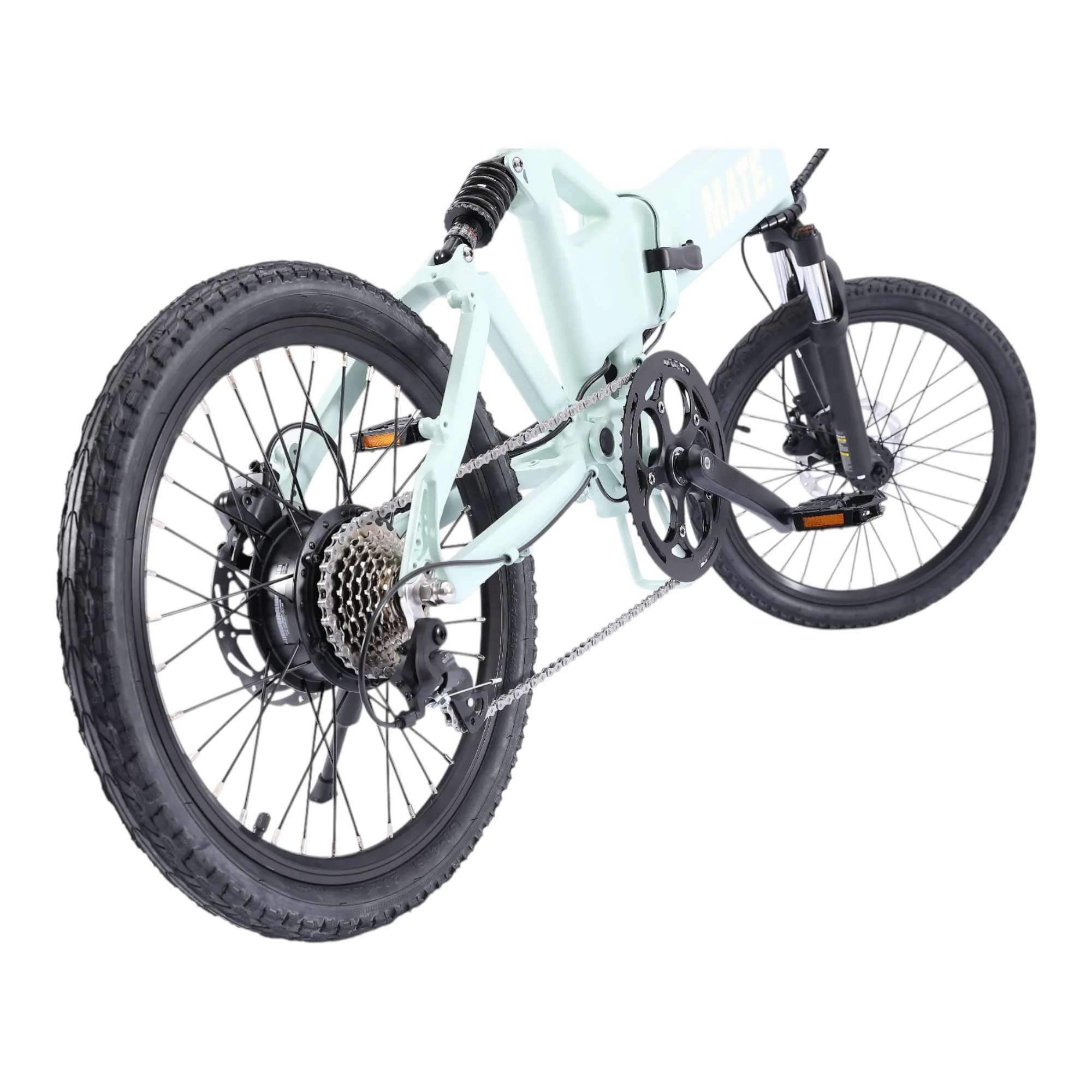 Mate Icon Faltrad Schaltung – Nahaufnahme