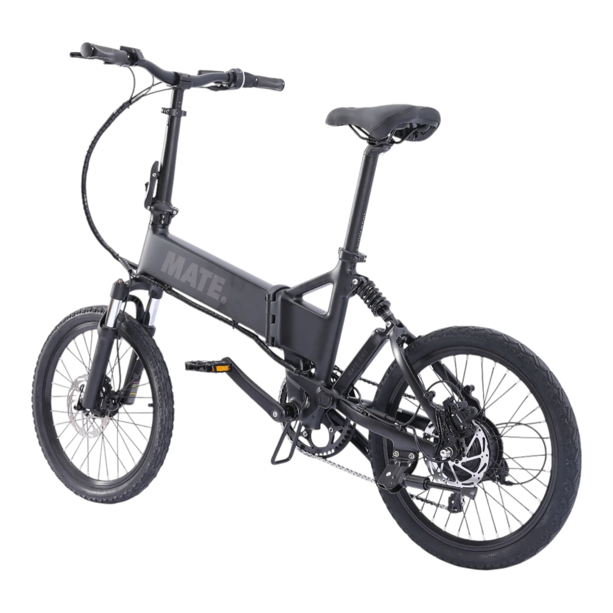 MATE ICON Faltrad Subdued Black – faltbares E-Bike für urbane Mobilität und den täglichen Pendelverkehr
