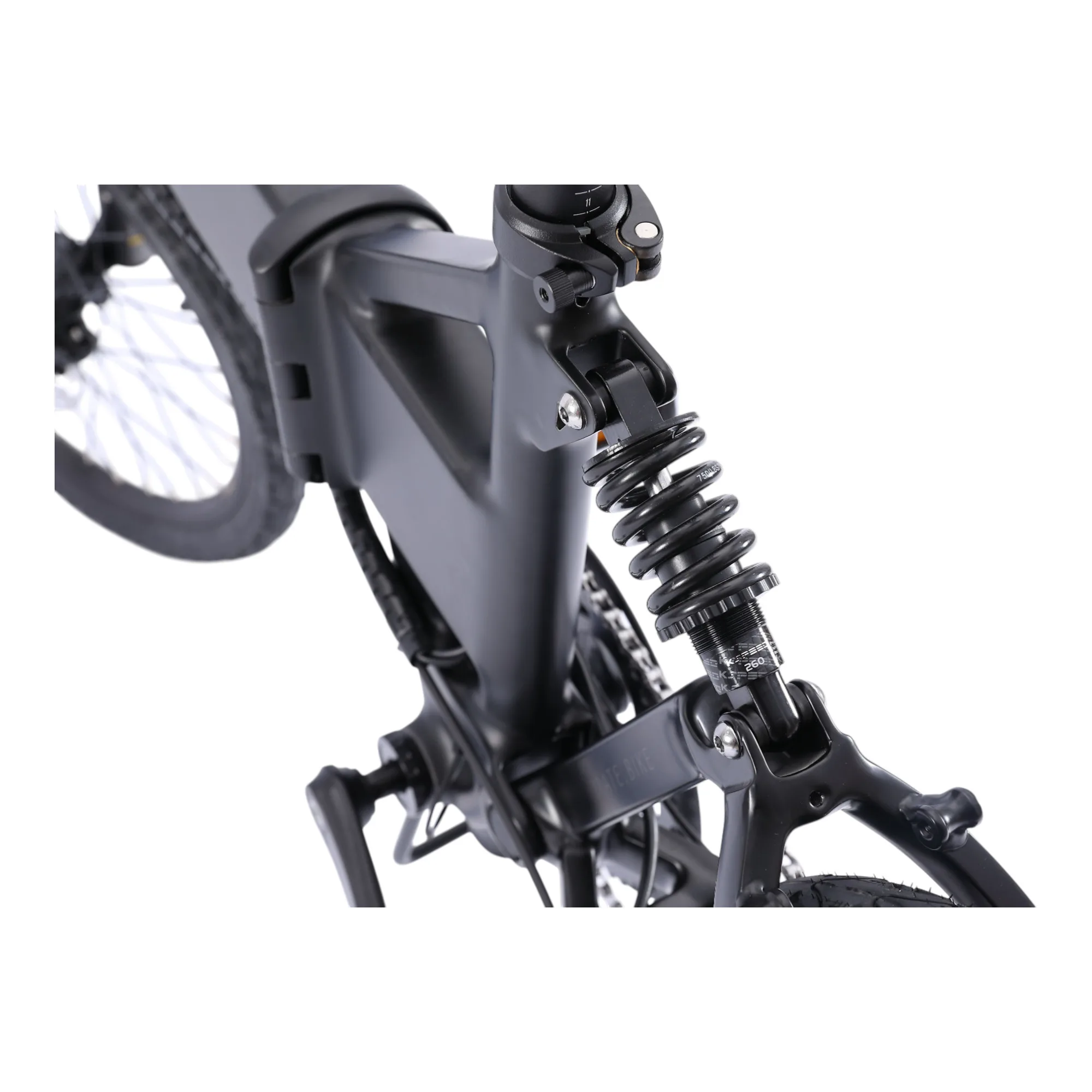 Mate Icon E-Bike Stoßdämpfer – Nahaufnahme