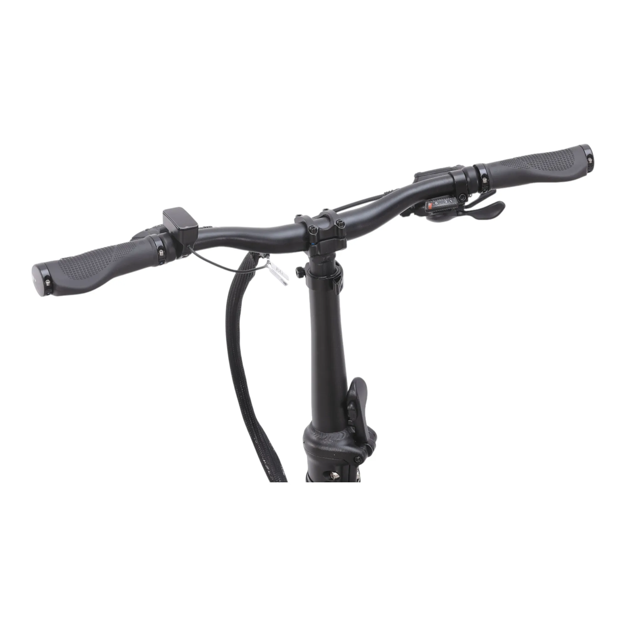 Lenker am Mate x Evo Faltrad – Seitenansicht