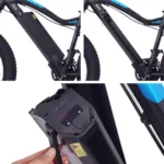 3 Detailaufnahmen des Rahmens am NCM Aspen Plus Fatbike