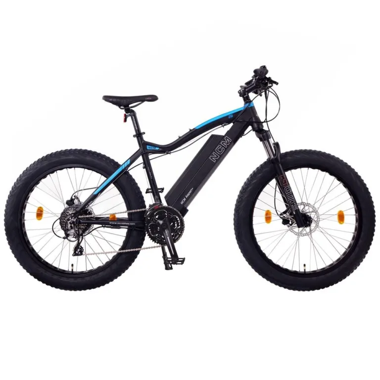 NCM Aspen Plus E-Fatbike Mountainbike – robustes Trailbike für Schnee, Sand und harte Outdoor-Strecken