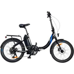 UrbanBiker Mini E-Faltrad in Schwarz – stylisches, kompaktes E-Bike für Stadtfahrten und Pendler