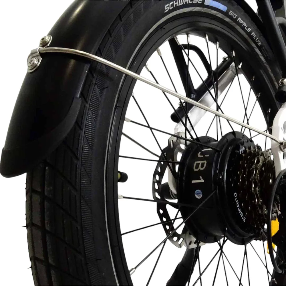 UrbanBiker Mini E-Bike Schutzbleche – Nahaufnahme