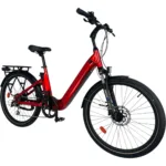 UrbanBiker UB200 E-Citybike in Rot – stylisches, komfortables Stadtrad für urbane Mobilität