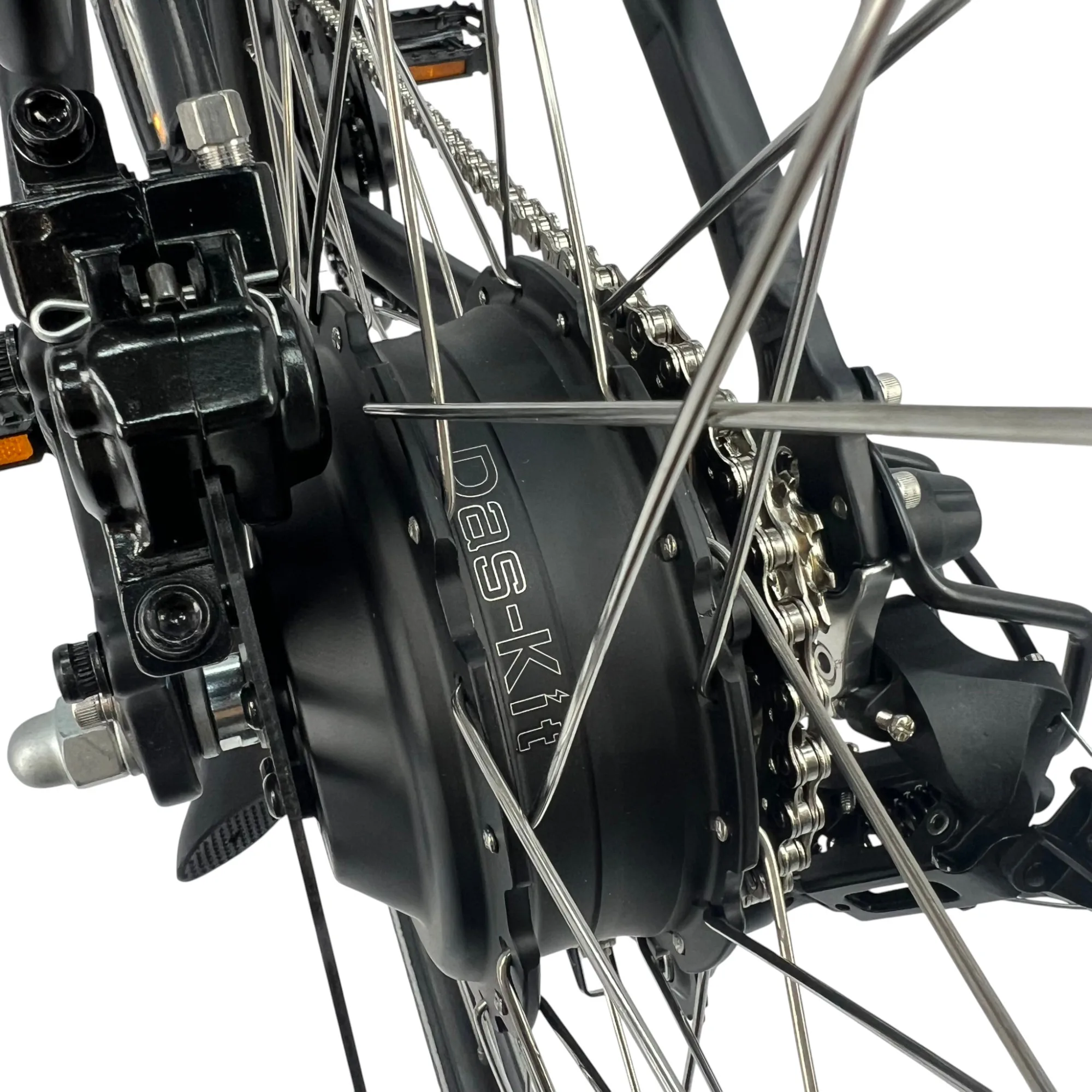 Motor von NCM-C7-City-E-Bike – Detailaufnahme