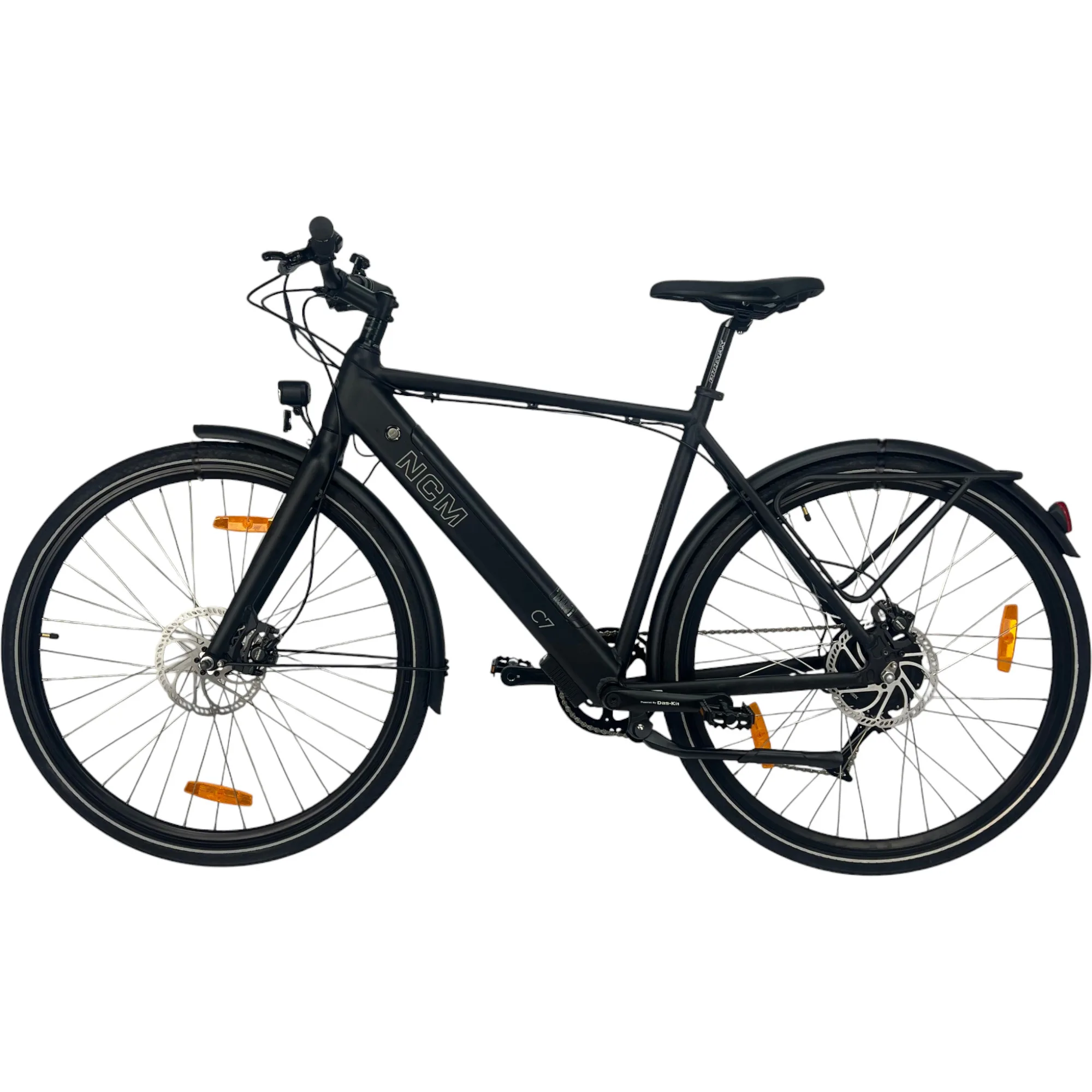 NCM C7 E-Trekkingbike in Schwarz – vielseitiges Trekkingrad für Abenteuer und Naturtouren