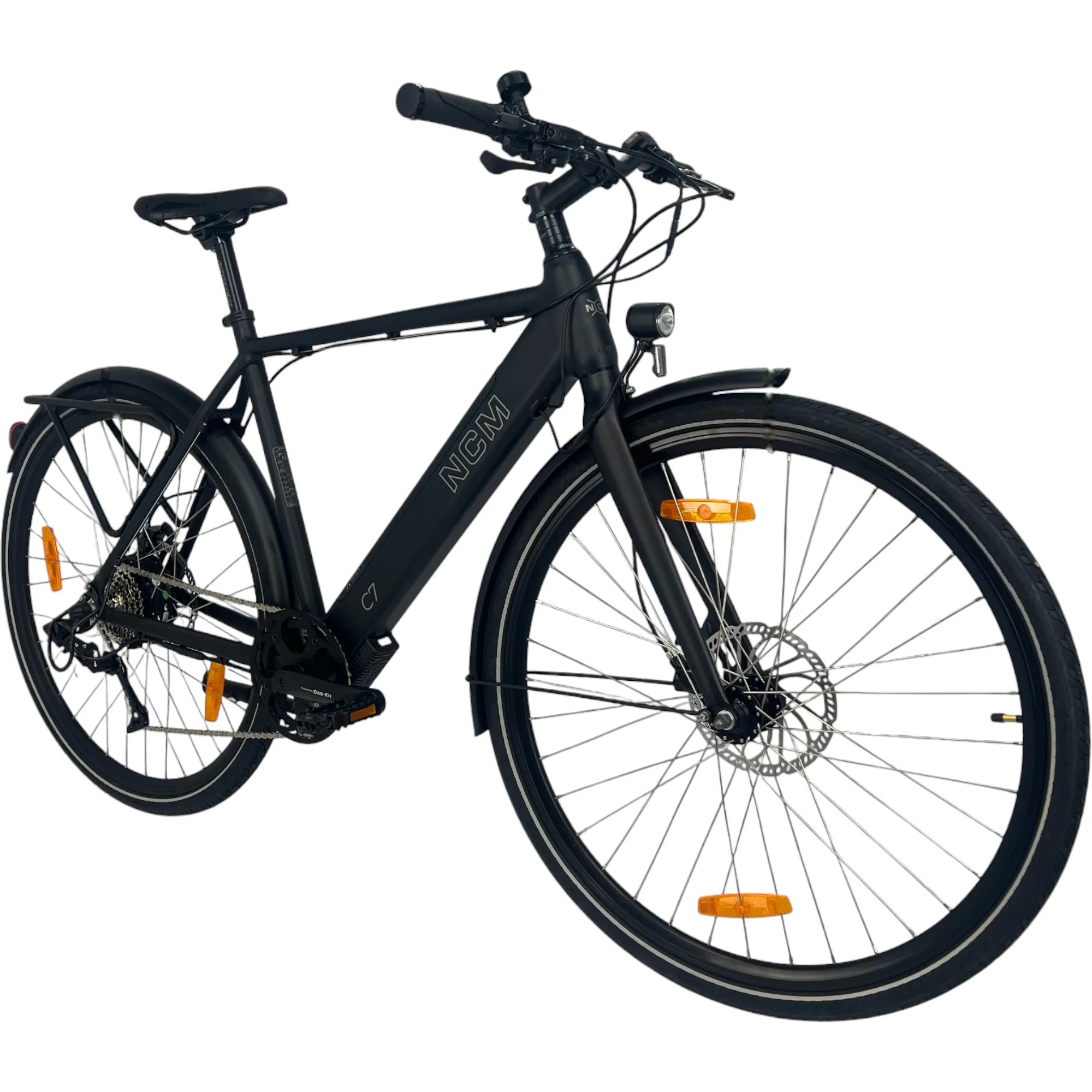 NCM C7 E-Trekkingbike in Schwarz – komfortables E-Bike für Trekking und längere Touren