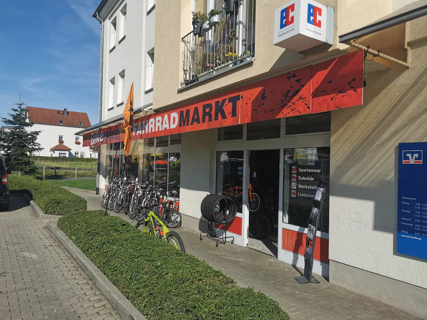 E-Bikes kaufen in Zittau – Bikeplus Ladenansicht