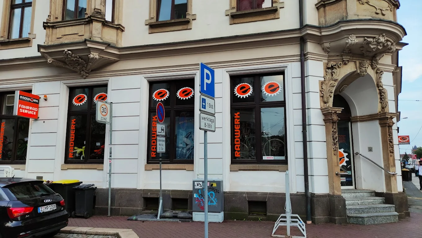 E-Bikes kaufen in Zwickau – Radwerk Zwickau GbR Ladenansicht