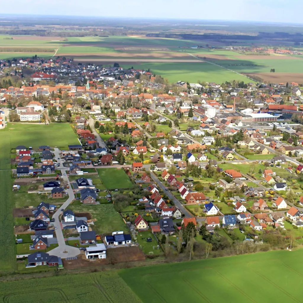 E-Bikes kaufen in Wittingen – Stadt aus der Vogelperspektive