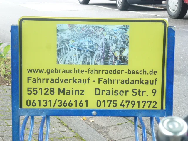 E-Bikes kaufen in Mainz – Gebrauchte Fahrräder Besch Werkstatt und Verkauf