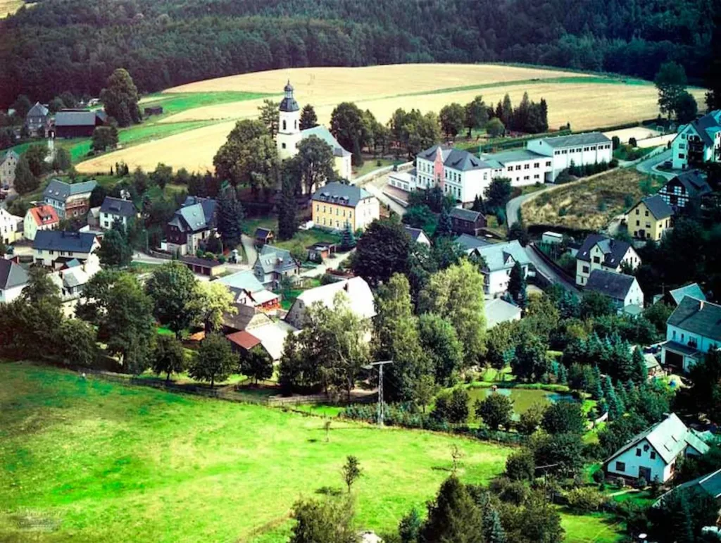 E-Bikes kaufen in Langenweißbach – Luftaufnahme von Langenweißbach