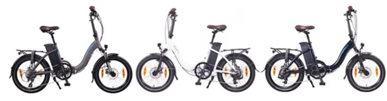 Faltbare E-Bikes – NCM Paris Plus in drei Farbvarianten