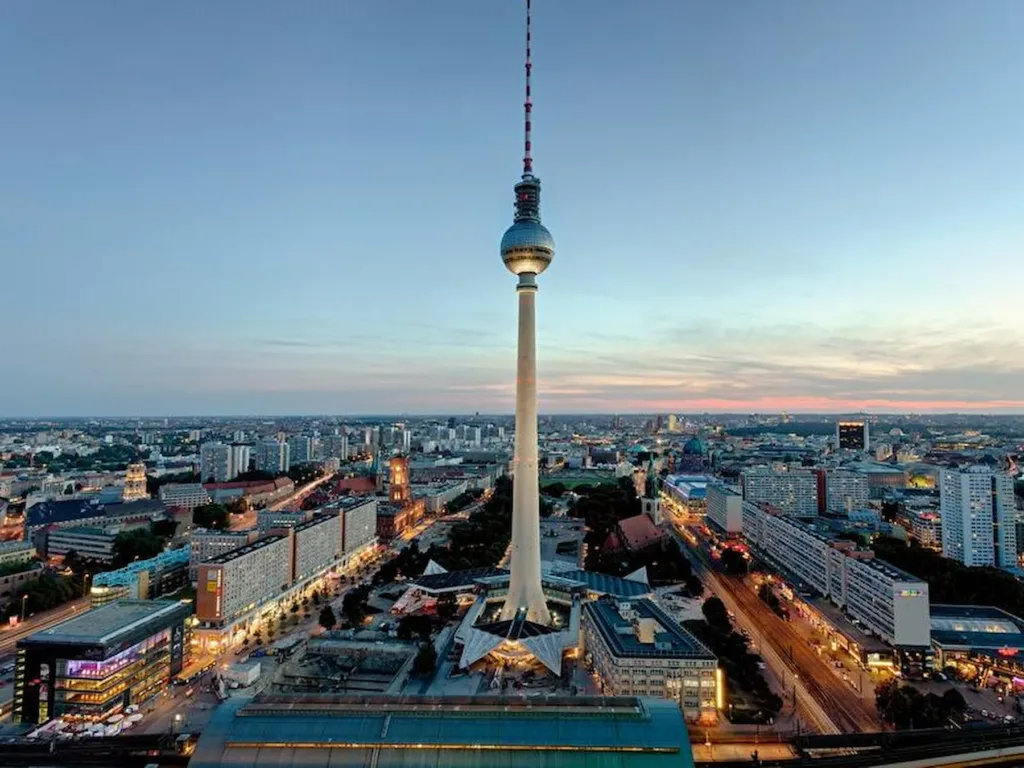 E-Bikes kaufen in Berlin - Stadtansicht von oben