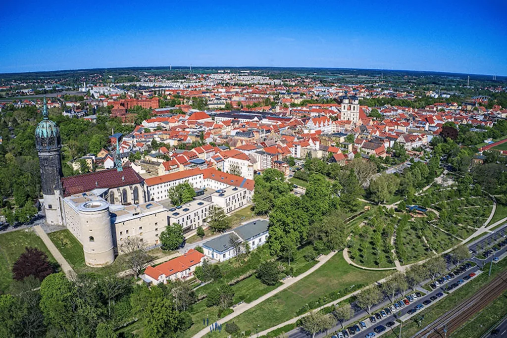 E-Bikes kaufen in Wittenberg - Blick über Wittenberg