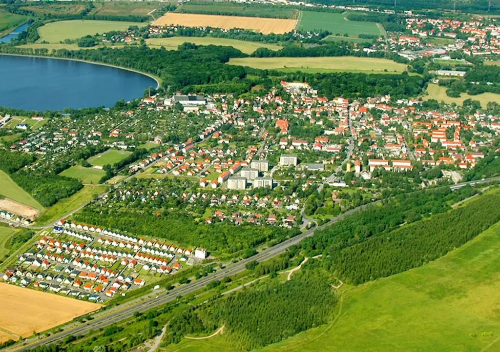 E-Bikes kaufen in Rötha - Stadtansicht von oben