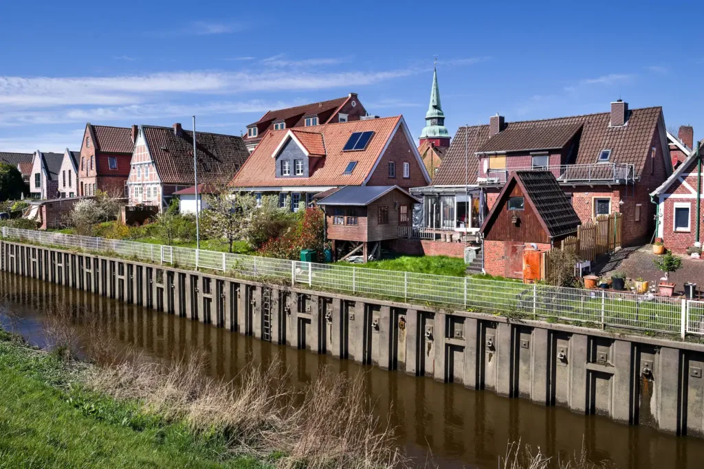 E-Bikes kaufen in Steinkirchen - Panorama über die Stadt