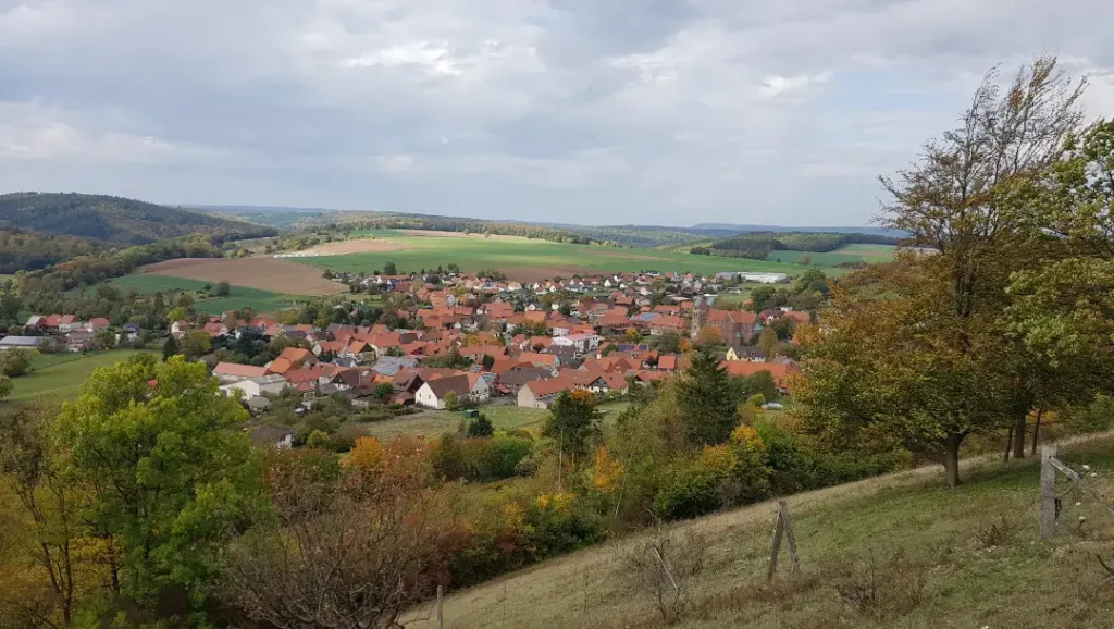 E-Bikes kaufen in Negenborn - Panorama der Gemeinde mit Blick auf die ländliche Umgebung