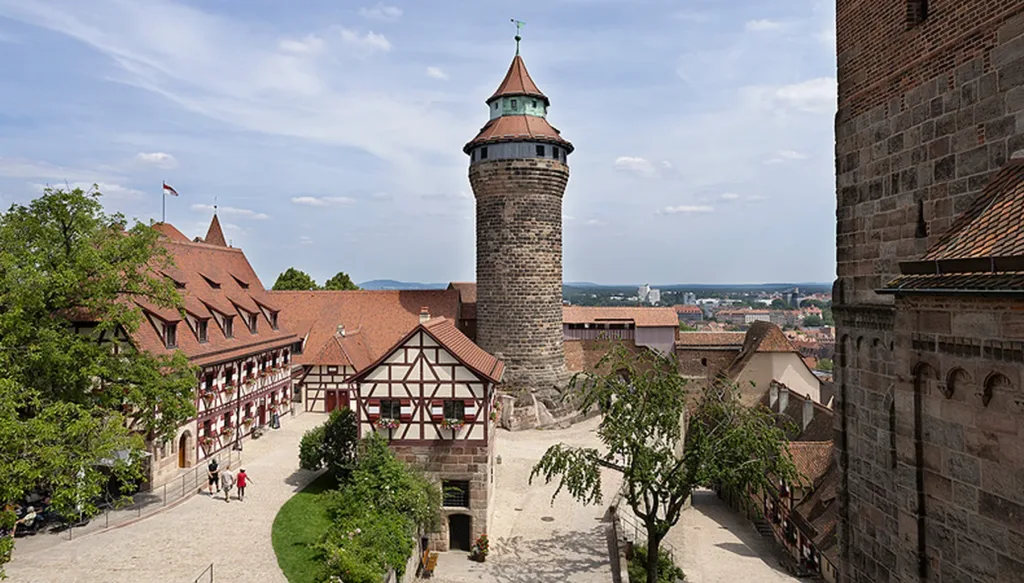 E-Bikes kaufen in Nürnberg - Panorama der Altstadt mit Blick auf die Kaiserburg