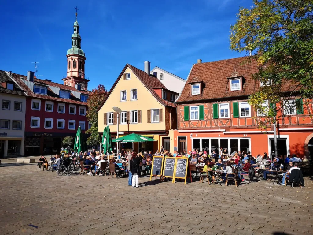 E-Bikes kaufen in Offenburg - Hauptplatz der Ortenauer Kreisstadt in Baden-Württemberg